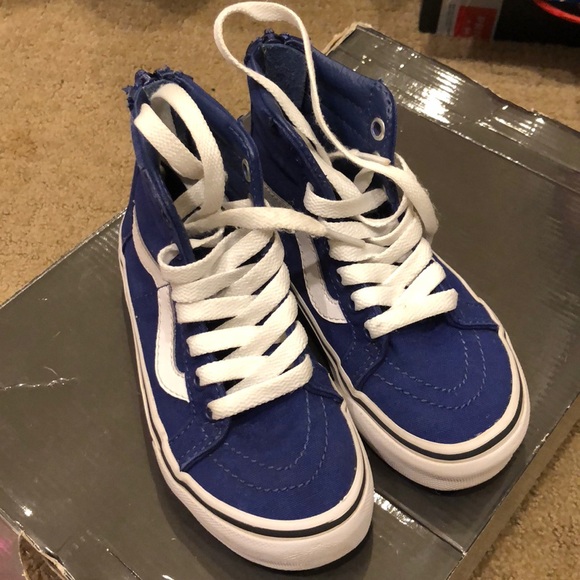 royal blue vans high top
